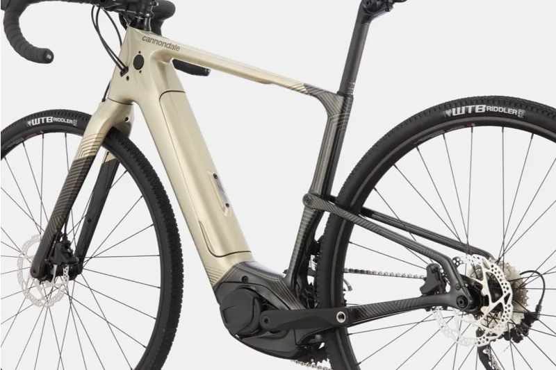 2021 Cannondale Topstone Neo Carbon 4 eGravel Bike in Silver-3